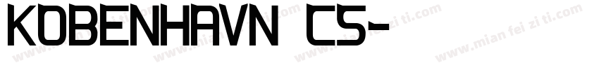Kobenhavn CS字体转换